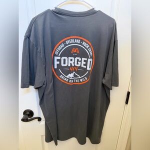 Forged Off-road overland tshirt  gray sz 3X